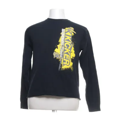 Lange mouwen shirt (Zwart) van Gildan Katoen