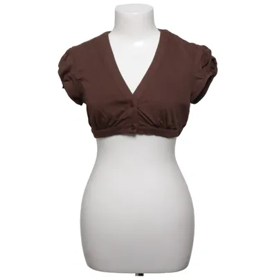 Crop Top (Braun) von White Fox Baumwolle