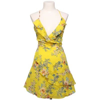 Robe (Jaune, Multicolore) de Mango Casual Coton