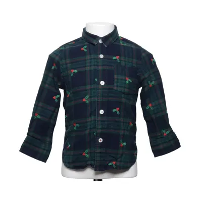 Flanellen overhemd (Blauw, Groen, Meerkleurig) van Mini Boden Katoen