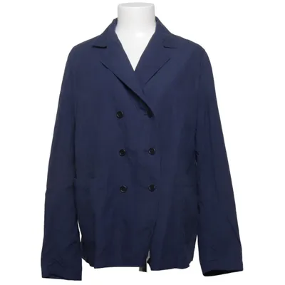 Blazer (Blauw) van Uniqlo Katoen, Linnen