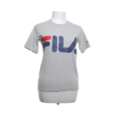 T-shirt (Grijs) van Fila Katoen, Viscose