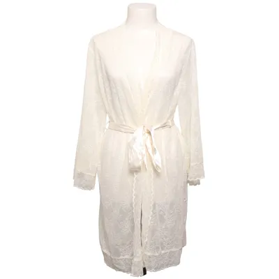 Dressing gown (White) from Miss Vanity Elastane, Polyamide