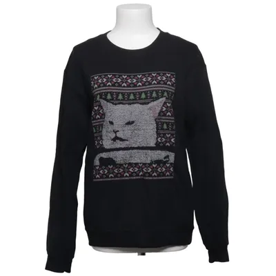 Julesweater (Sort) fra Gildan Bomuld, Polyester