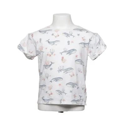 T-shirt (Hvid, Flerfarvet) fra Newbie by KappAhl Bomuld