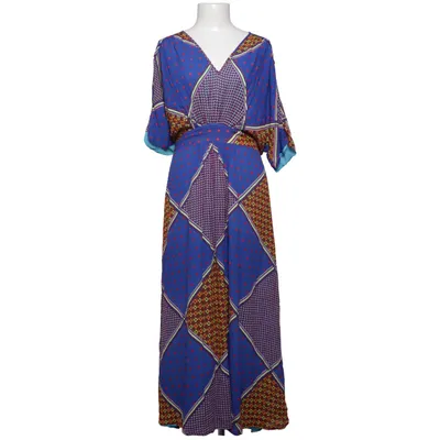 Robe longue (Bleu, Multicolore) de Stella Nova Polyester, Viscose