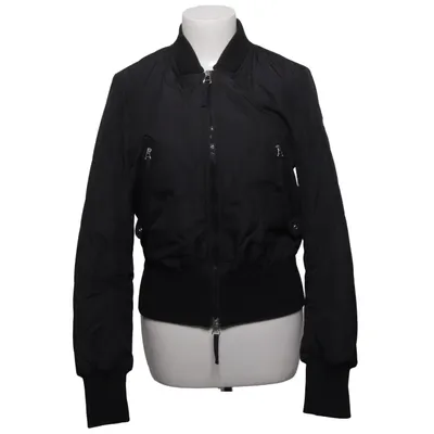 Bomberjacke (Schwarz) von Jet Set Acryl, Baumwolle, Elasthan, Polyamid, Polyester, Wolle