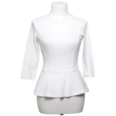 Peplum top (Wit) van Bik Bok Katoen, Elastaan