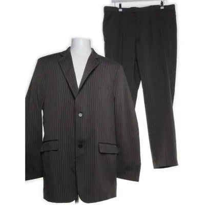 Kostym (Brun, Flerfärgad) från Angelo Litrico for C&A Polyester, Elastan, Viskos