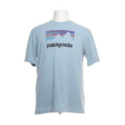 T-shirt (Blauw) van Patagonia Katoen, Polyester
