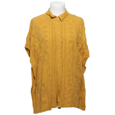 Chemise à manches courtes (Jaune) de Desigual Viscose