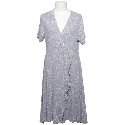 Wrap dress (Gray, White) from Mundo Mix Elastane, Viscose