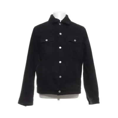 Lined denim jacket (Black) from MTWTFSS WEEKDAY Cotton, Polyester