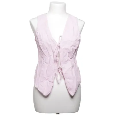 Väst (Rosa) från Gina Tricot Bomull, Linne