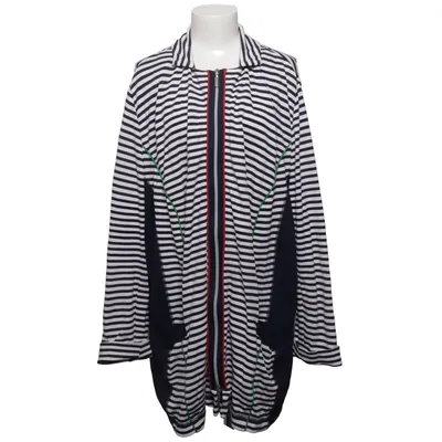Strickjacke (Blau, Weiß, Rot) von Mona Lisa Elasthan, Polyamid, Viskose