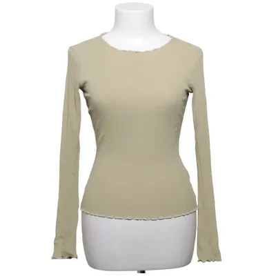 Långärmad t-shirt (Beige) från NA-KD Bomull, Elastan
