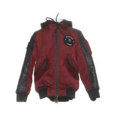 Blouson (Rouge, Noir) de Cipo & Baxx Coton, Polyester, Polyuréthane, Viscose