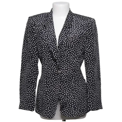 Kavaj (Svart, Vit) från MaxMara Polyester, Silke