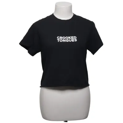 T-shirt (Svart) från Crooked Tongues Bomull