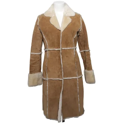 Shearling jacket (Hayworth Coat) from VILA Polyester, Suede