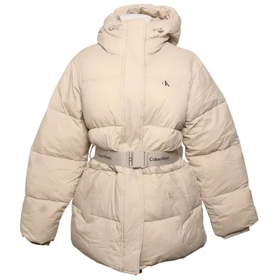 Vinterjacka (Beige) från Calvin Klein Jeans Elastan, Polyester