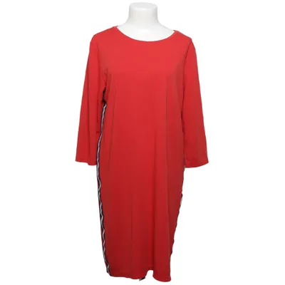 Robe (Rouge) de Jean Pascale Élasthane, Polyester, Viscose