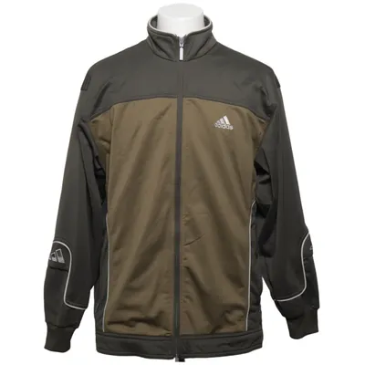 Träningsjacka (Grön, Beige) från Adidas Polyester