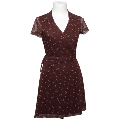 Omlottklänning (Brun, Flerfärgad) från Urban Outfitters Elastan, Polyester