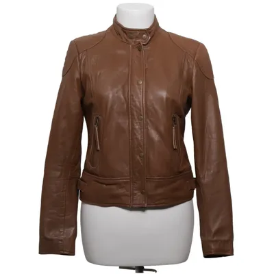 Läderjacka (Brun) från Joy of Love Skinn, Polyester