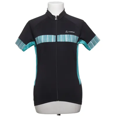 Maillot de vélo (Noir, Turquoise) de Löffler Élasthane, Polyester
