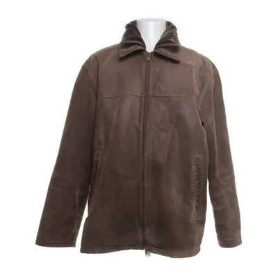 Shearling jacket (Brown) from Trapper Polyester, Leather, Viscose