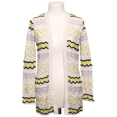Cardigan (White, Multicolored) from Missoni Cotton, Polyamide, Polyester, Viscose