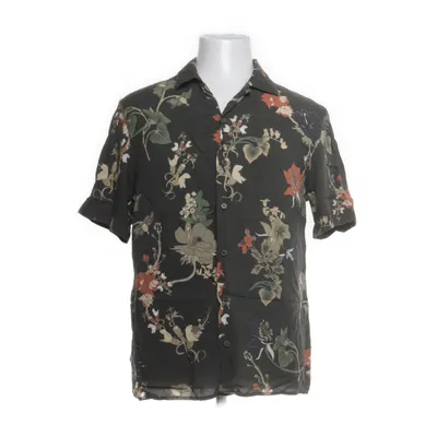 Short sleeve shirt (Green, Multicolored) from Zara Man Viscose