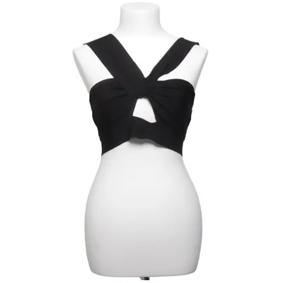 Crop top (Sort) fra House of CB Elastan, Polyamid, Viscose
