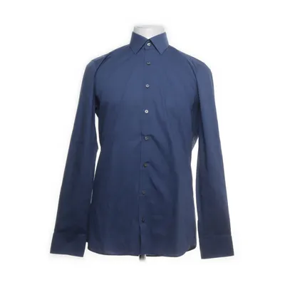Shirt (Blauw) van Olymp Katoen