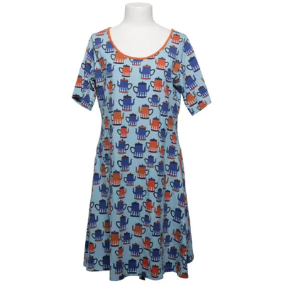 Dress (Blue, Orange, Multicolored) from Cissi och Selma Elastane, Organic cotton