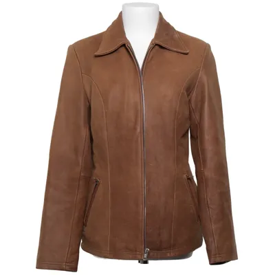Leather jacket (Brown) from Albert Duke Leather, Polyester