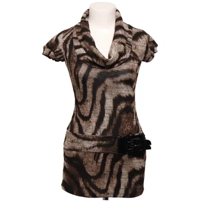 Robe (Marron, Noir) de Route Élasthane, Polyester