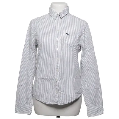 Skjorta (Vit, Blå) från Abercrombie & Fitch Bomull