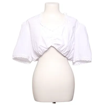 Chemisier Dirndl (Blanc) de Daller Coton, Polyester