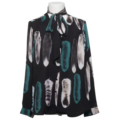 Strikblouse (Zwart, Groen, Wit) van Carin Wester Polyester