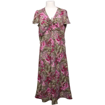 Dress (Green, Pink, Multicolored) from Daxon Polyester