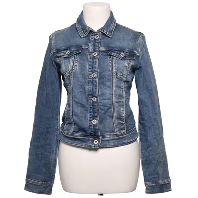Denim jacket (Blue) from Place du Jour Cotton, Elastane