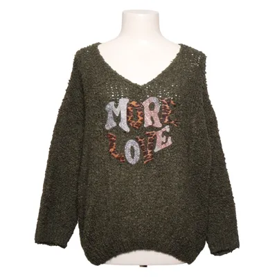 Pull-over (Vert) de Magma Acrylique, Laine d'alpaga, Polyester, Viscose