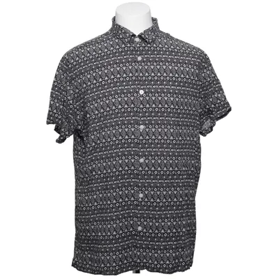 Short sleeve shirt (Black, White) from Selected Homme Viscose