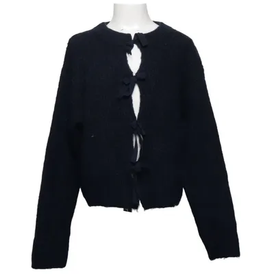 Cardigan (Noir) de Gina Tricot Acrylique, Laine d'alpaga, Élasthane, Polyester