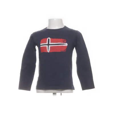 Långärmad t-shirt (Blå, Röd, Vit) från Trollkids Bomull