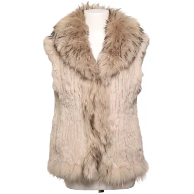 Pälsväst (Beige) från Maclauren Rävpäls