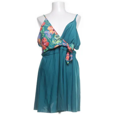 Tankini (Turquoise, Multicolored) Polyester, Elastane