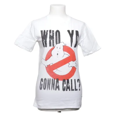T-shirt (Vit, Röd) från Gildan Bomull